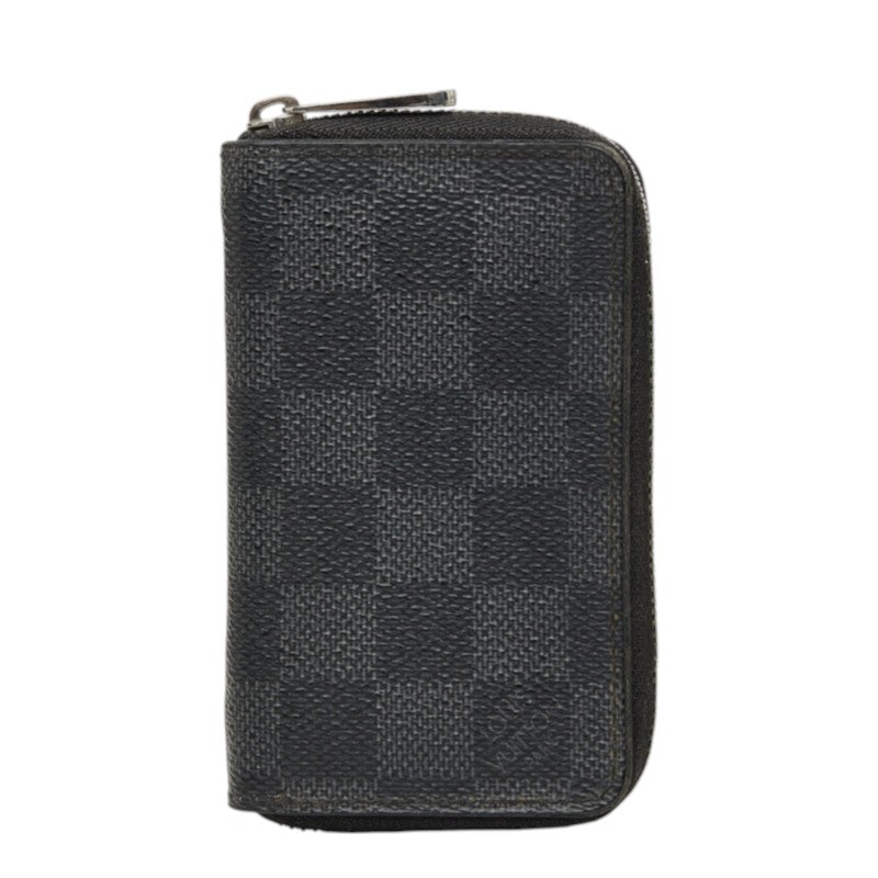 ルイ ヴィトン ダミエグラフィット コインケース 小銭入れ N63076 ブラック PVC レザー メンズ LOUIS VUITTON 中古