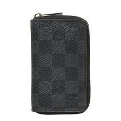 ルイ ヴィトン ダミエグラフィット コインケース 小銭入れ N63076 ブラック PVC レザー メンズ LOUIS VUITTON 中古