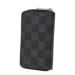 ルイ ヴィトン ダミエグラフィット コインケース 小銭入れ N63076 ブラック PVC レザー メンズ LOUIS VUITTON 中古