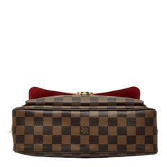 ルイ ヴィトン ダミエ ラヴェッロGM 斜め掛け ショルダーバッグ N60006 ブラウン PVC レザー レディース LOUIS VUITTON 中古