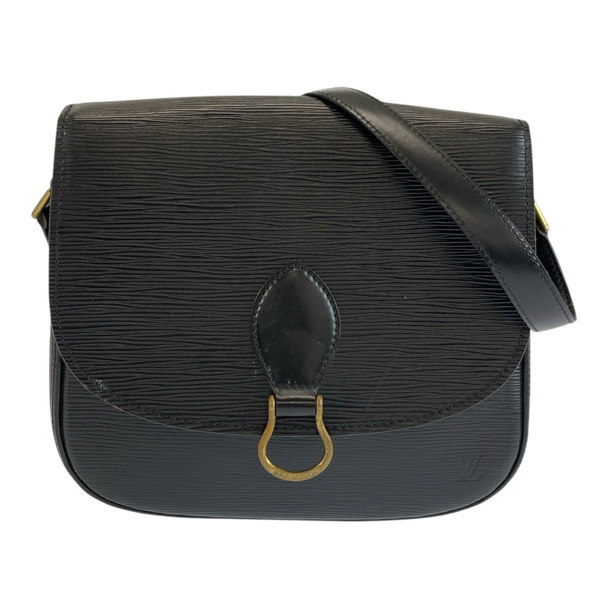 ルイ ヴィトン エピ サンクルー ショルダーバッグ ポシェット M52192 ブラック レザー レディース LOUIS VUITTON 中古