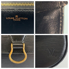 ルイ ヴィトン エピ サンクルー ショルダーバッグ ポシェット M52192 ブラック レザー レディース LOUIS VUITTON 中古