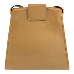 イヴ サンローラン YSL ショルダーバッグ ポシェット ベージュ レザー レディース YVES SAINT LAURENT 中古