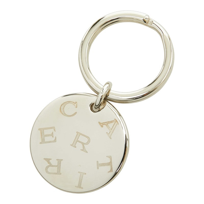 カルティエ ロゴモチーフ キーリング キーホルダー バッグチャーム シルバー メタル レディース CARTIER 中古