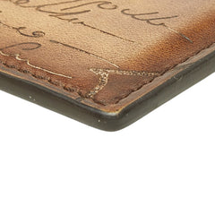 ベルルッティ カリグラフィ カードケース ブラウン レザー レディース Berluti 中古