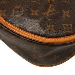 ルイ ヴィトン モノグラム メニルモンタンMM 斜めがけ ショルダーバッグ M40473 ブラウン PVC レザー レディース LOUIS VUITTON 中古