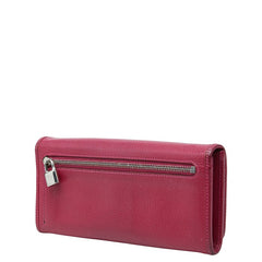 ロエベ アナグラム 長財布 ピンク系 レザー レディース LOEWE 中古