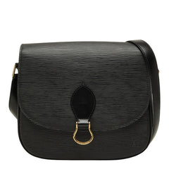 ルイ ヴィトン エピ サンクルー 斜め掛け ショルダーバッグ ポシェット M52192 ブラック レザー レディース LOUIS VUITTON 中古