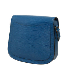 ルイ ヴィトン エピ サンクルーGM 斜め掛け ショルダーバッグ M52195 トレドブルー レザー レディース LOUIS VUITTON 中古