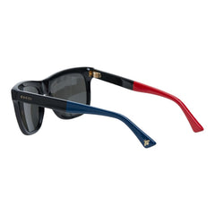 グッチ サングラス GG0158S ブラック レッド ブルー プラスチック レディース GUCCI 中古