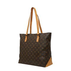 ルイ ヴィトン モノグラム カバメゾ トートバッグ ショルダーバッグ M51151 ブラウン PVC レザー レディース LOUIS VUITTON 中古
