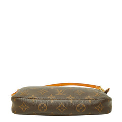 ルイ ヴィトン モノグラム アクセソワール ポシェット ポーチ M51980 ブラウン PVC レザー レディース LOUIS VUITTON 中古