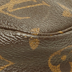 ルイ ヴィトン モノグラム アクセソワール ポシェット ポーチ M51980 ブラウン PVC レザー レディース LOUIS VUITTON 中古