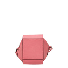 ロエベ ハンモック ドローストリング ハンドバッグ ショルダーバッグ 2WAY ピンク レザー レディース LOEWE 中古