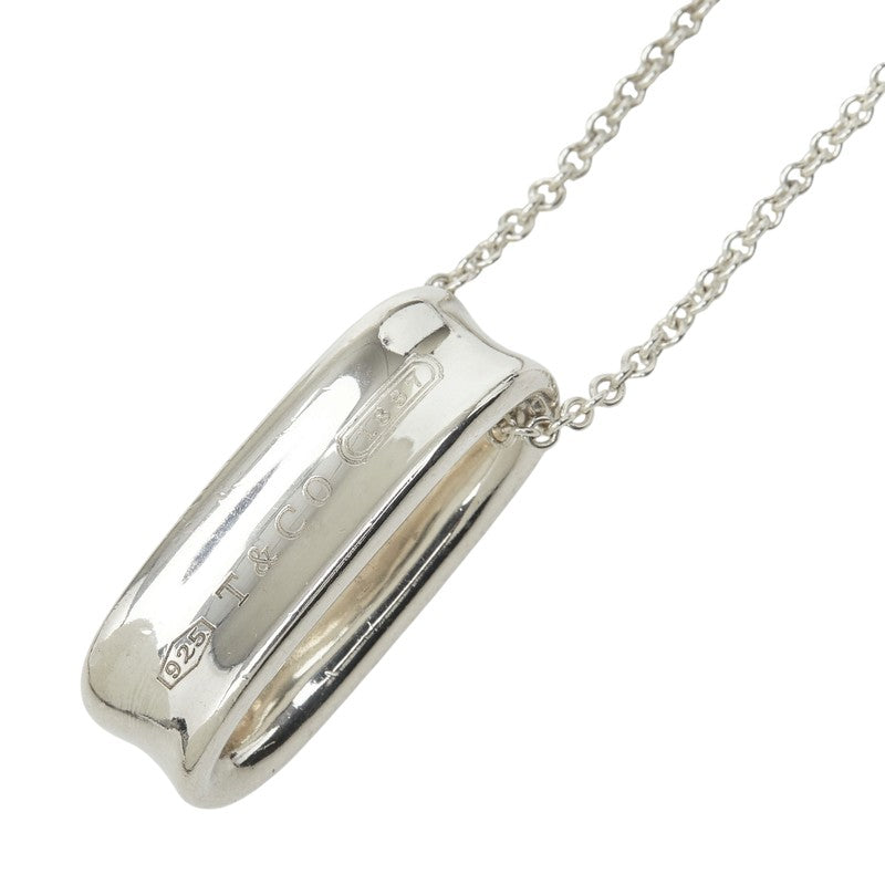 ティファニー 1837 オーバル クッション ループ チェーン ネックレス ペンダント シルバー SV925 シルバー レディース TIFFANY&Co. 中古