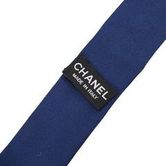 シャネル ココマーク バンドー サークル模様 ヘアバンド スカーフ ツイリー ネイビー マルチカラー シルク レディース CHANEL 中古
