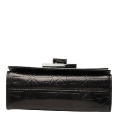 ジミーチュウ レベル スター 型押し チェーン ショルダーバッグ ブラック レザー レディース JIMMY CHOO 中古
