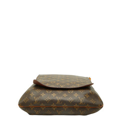 ルイ ヴィトン モノグラム ミュゼット 斜め掛け ショルダーバッグ M51256 ブラウン PVC レザー レディース LOUIS VUITTON 中古
