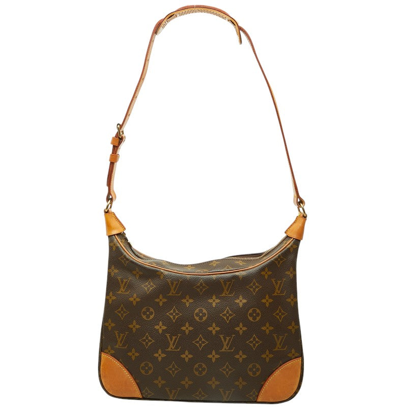 ルイ ヴィトン モノグラム ブローニュ30 ワンショルダー M51265 ブラウン PVC レザー レディース LOUIS VUITTON 中古