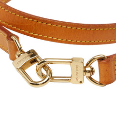 ルイ ヴィトン ショルダーストラップ ベージュ レザー レディース LOUIS VUITTON 中古