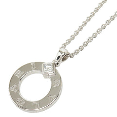 ブルガリ ブルガリブルガリ ネックレス K18WG ホワイトゴールド 750 ダイヤモンド レディース BVLGARI 中古