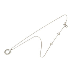 ブルガリ ブルガリブルガリ ネックレス K18WG ホワイトゴールド 750 ダイヤモンド レディース BVLGARI 中古