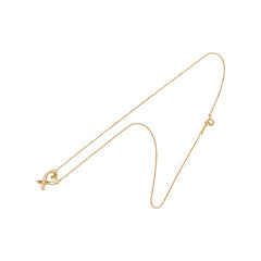 ティファニー ラビングハート ネックレス K18YG イエローゴールド 750 ダイヤモンド レディース TIFFANY&Co. 中古