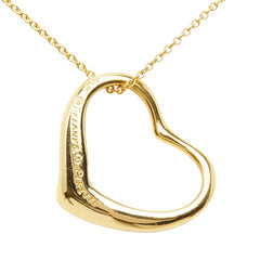 ティファニー オープンハート ネックレス K18YG イエローゴールド レディース TIFFANY&Co. 中古