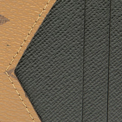 ルイ ヴィトン モノグラム リバース ポルト カルト ロミー カードケース フラグメントケース M81912 ブラウン ブラック PVC レザー メンズ LOUIS VUITTON 【中古】