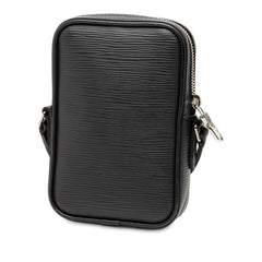 ルイ ヴィトン エピ ダヌーブPM ショルダーバッグ M55120 ブラック イエロー レザー レディース LOUIS VUITTON 【中古】