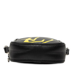 ルイ ヴィトン エピ ダヌーブPM ショルダーバッグ M55120 ブラック イエロー レザー レディース LOUIS VUITTON 【中古】