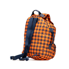 ルイ ヴィトン ダミエ アバンチュール リュック バックパック N41188 オレンジ ネイビー ナイロン レザー レディース LOUIS VUITTON 【中古】