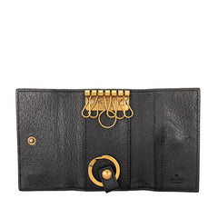 グッチ GGロゴ 6連キーケース 435305 ブラック レザー レディース GUCCI 【中古】
