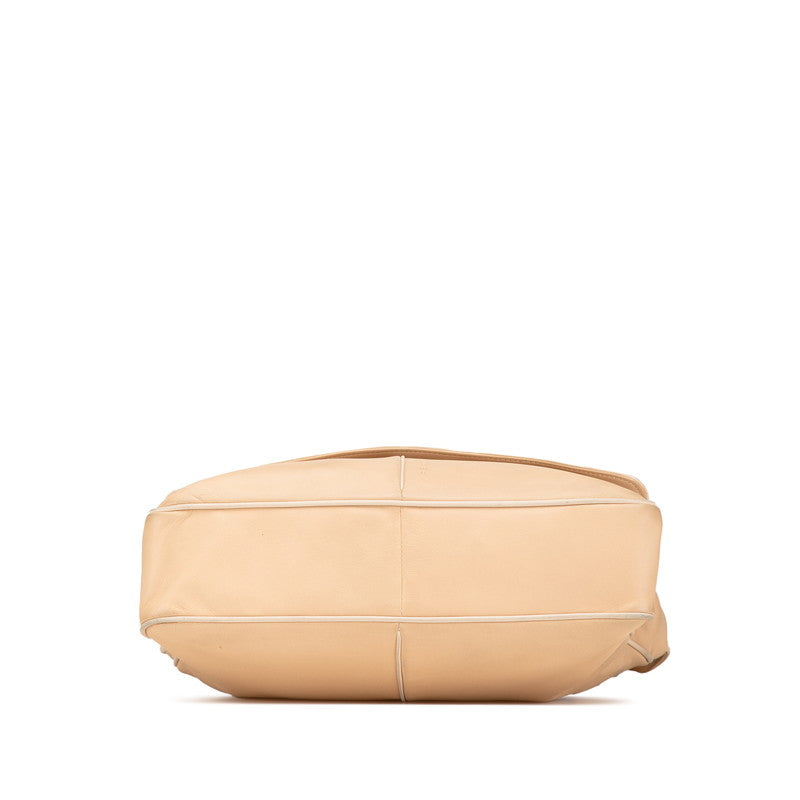 ロエベ ワンショルダーバッグ ベージュ レザー レディース LOEWE 【中古】