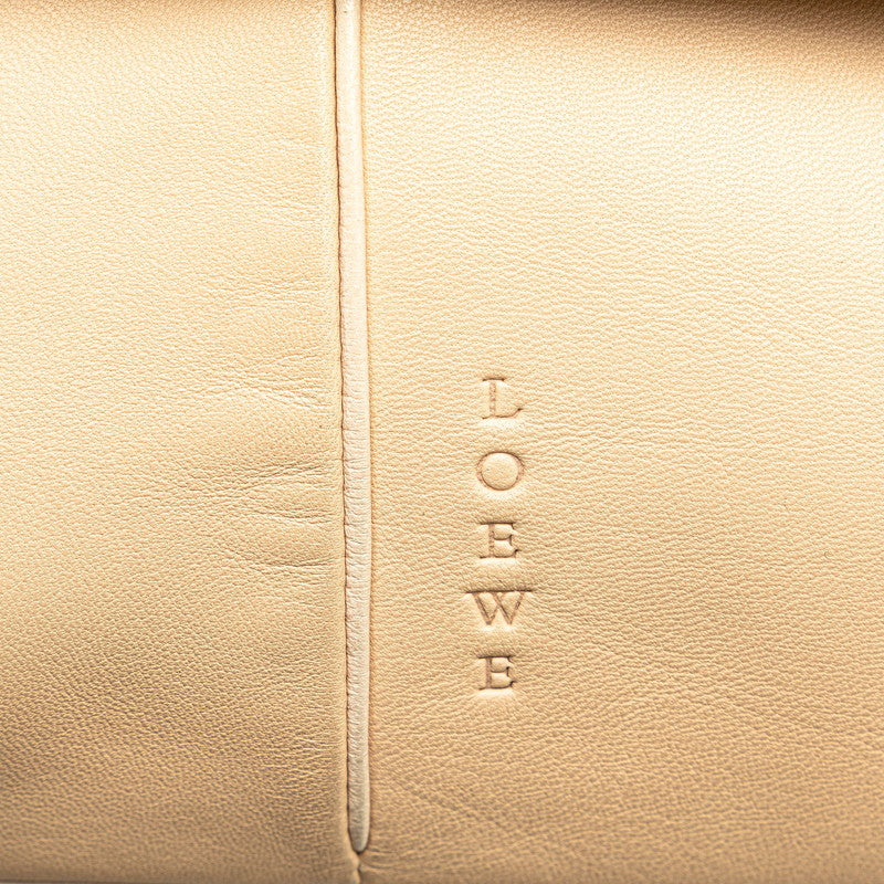 ロエベ ワンショルダーバッグ ベージュ レザー レディース LOEWE 【中古】