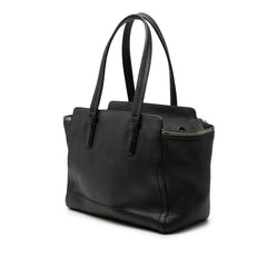 サルヴァトーレフェラガモ ガンチーニ ハンドバッグ ショルダーバッグ トートバッグ ブラック レザー レディース Salvatore Ferragamo 【中古】