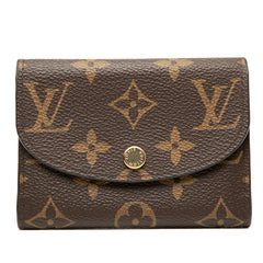 ルイ ヴィトン モノグラム ポルトモネ ロザリ カードケース コインケース M62361 ローズ バレリーヌ PVC レザー レディース LOUIS VUITTON 【中古】