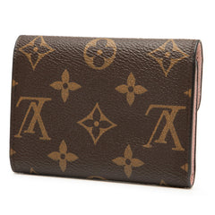 ルイ ヴィトン モノグラム ポルトモネ ロザリ カードケース コインケース M62361 ローズ バレリーヌ PVC レザー レディース LOUIS VUITTON 【中古】