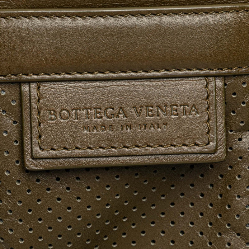 ボッテガヴェネタ レッジェーロ 斜め掛け ショルダーバッグ カーキ グリーン レザー レディース BOTTEGAVENETA 【中古】