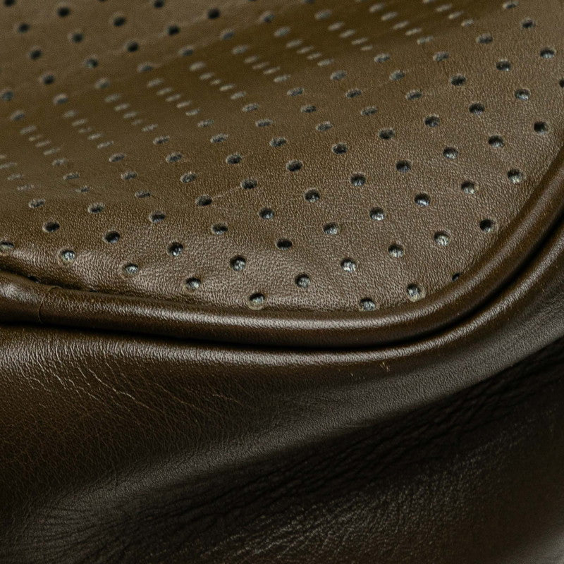 ボッテガヴェネタ レッジェーロ 斜め掛け ショルダーバッグ カーキ グリーン レザー レディース BOTTEGAVENETA 【中古】