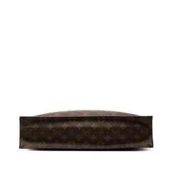 ルイ ヴィトン モノグラム サックプラ ハンドバッグ トートバッグ M51140 ブラウン PVC レザー レディース LOUIS VUITTON 【中古】