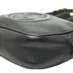 グッチ ソーホー ショルダーバッグ 347994 ブラック レザー レディース GUCCI 【中古】