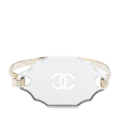 シャネル ココマーク ミラー バングル シルバー メタル レディース CHANEL 【中古】