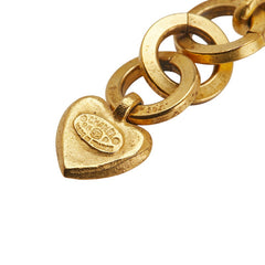 シャネル ヴィンテージ ココマーク ハート モチーフ イヤリング ゴールド メッキ レディース CHANEL 【中古】