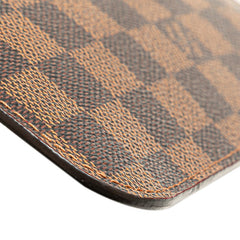ルイ ヴィトン ダミエ ネヴァーフルPM 付属 ポーチ ブラウン PVC レザー レディース LOUIS VUITTON 【中古】