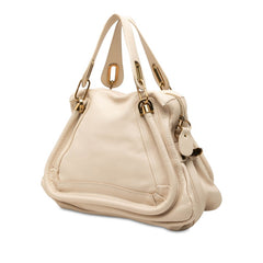 クロエ パラティ ハンドバッグ 2WAY ショルダーバッグ ベージュ レザー レディース Chloe 中古
