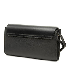 クロエ フェイ 斜め掛け ショルダーバッグ ブラック レザー レディース Chloe 中古