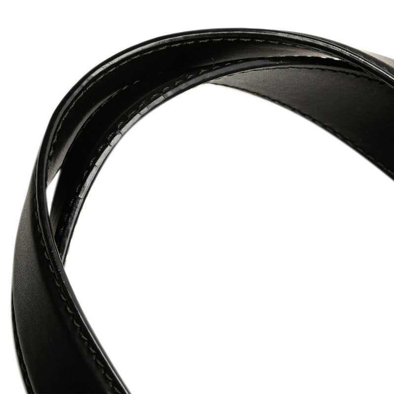 グッチ GGスプリーム トートバッグ 495560 ブラック PVC レザー メンズ GUCCI 【中古】
