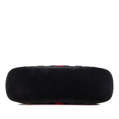 グッチ GGスプリーム トートバッグ 495560 ブラック PVC レザー メンズ GUCCI 【中古】