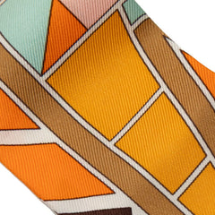 エルメス ツイリー L'art indien des plaines 草原のインディアンアート スカーフ マルチカラー シルク レディース HERMES 【中古】